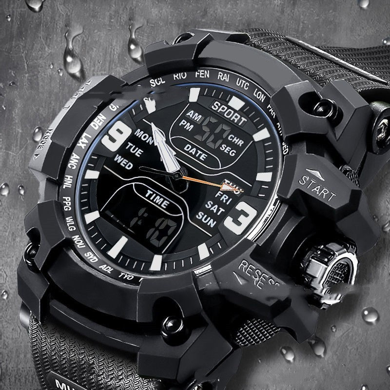 Stylish Black Technology Sports Electronic Watch
