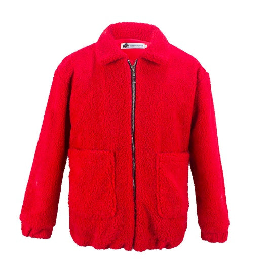 winter warm thick plush coat