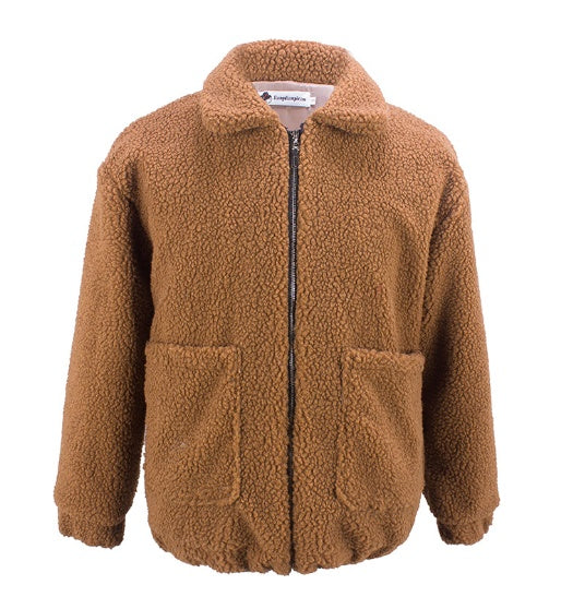 winter warm thick plush coat