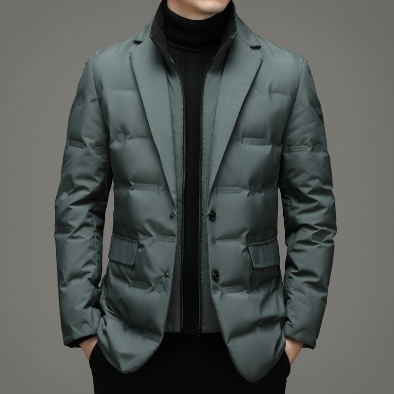 Down Jacket Coat Suit Scarf Collar