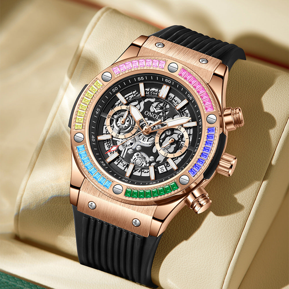 Men's Fashionable  Waterproof  Quartz Watch