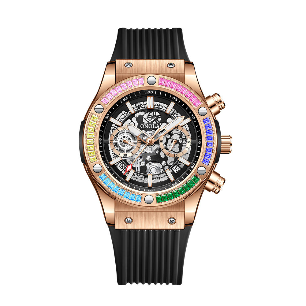 Men's Fashionable  Waterproof  Quartz Watch