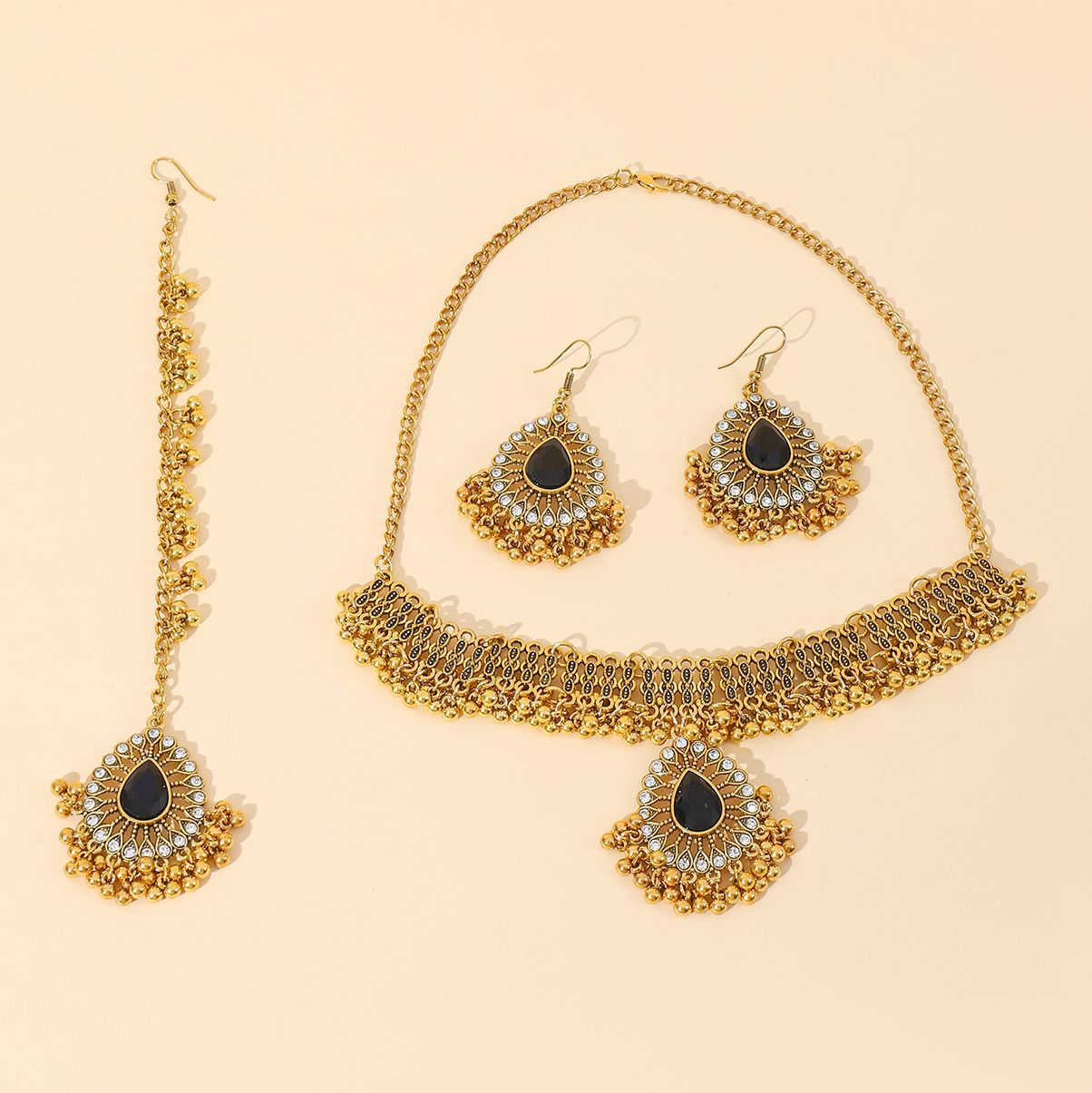 Pendant Tassel Three-piece Fashion Retro