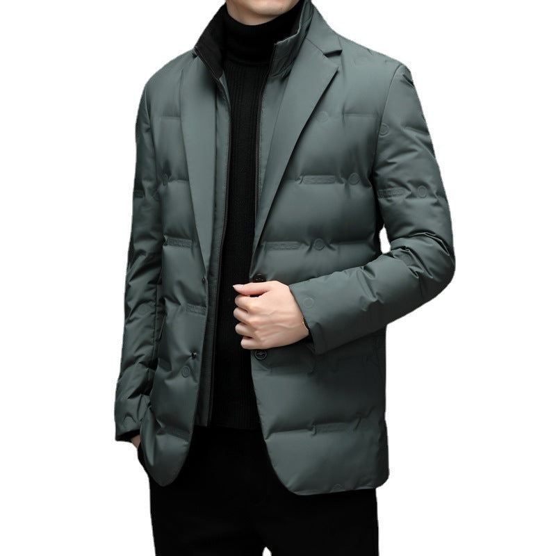 Down Jacket Coat Suit Scarf Collar