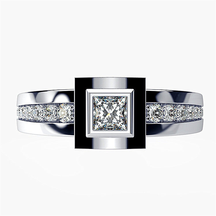 Geometric Square Ring